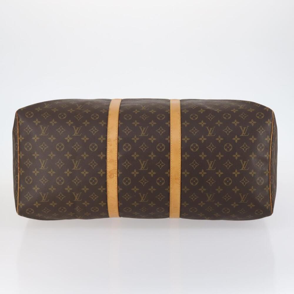 LOUIS VUITTON Monogram Keepall 60 Boston Bag M41422 LV Auth 144554 - Picture 5 of 16